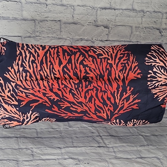 MICHAEL Michael Kors Navy and Coral Blouse - Picture 6 of 7